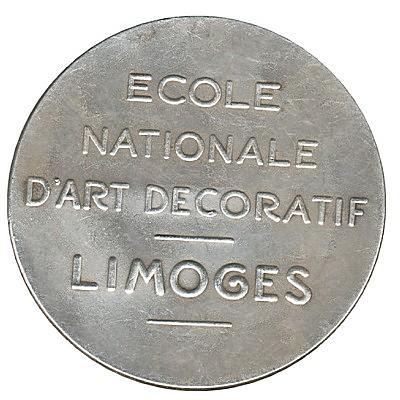 Médaille en bronze république Française signée Dupuis école d'art limoges dép 87 